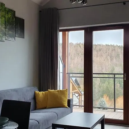 Karpatia Karbonado Z Balkonem I Widokiem Na Góry *