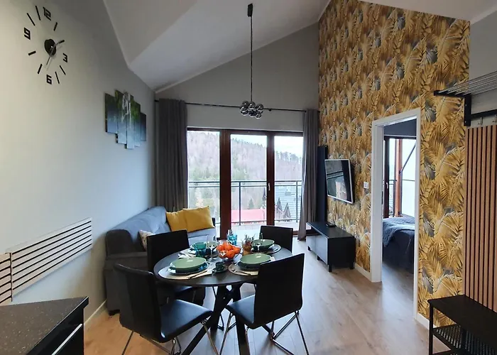 Apartment Karpatia Karbonado Z Balkonem I Widokiem Na Gory