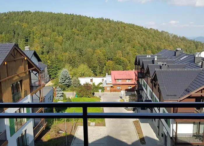 Karpatia Karbonado Z Balkonem I Widokiem Na Gory 公寓 *