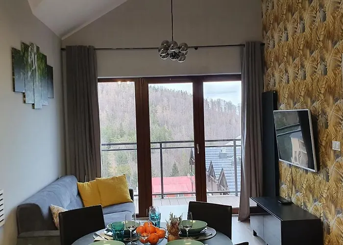 Karpatia Karbonado Z Balkonem I Widokiem Na Gory Apartment *